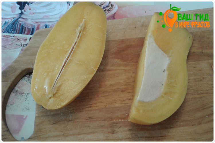 манго в разрезе